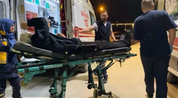 Alkol bisikleti devirdi alkolik ise…