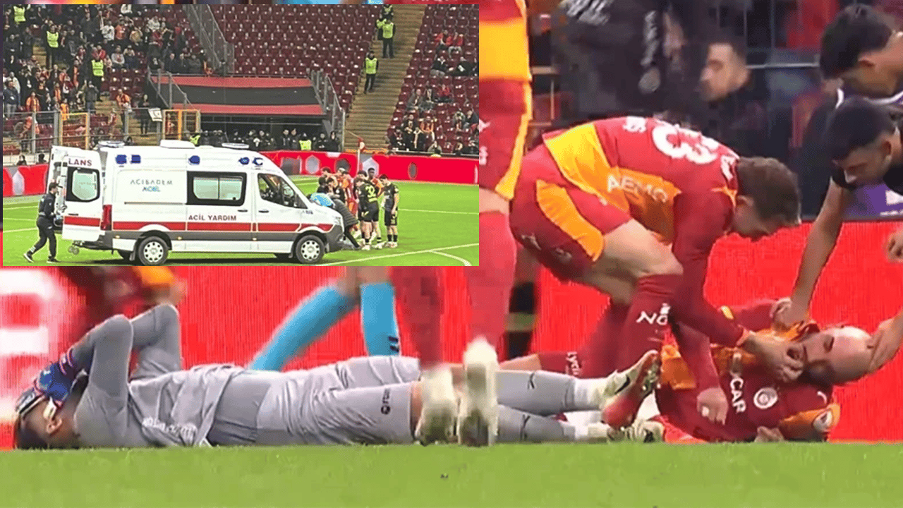 Ambulans sahaya daldı: Ahmed Kutucu ve İsa Doğan fena çarpıştı!