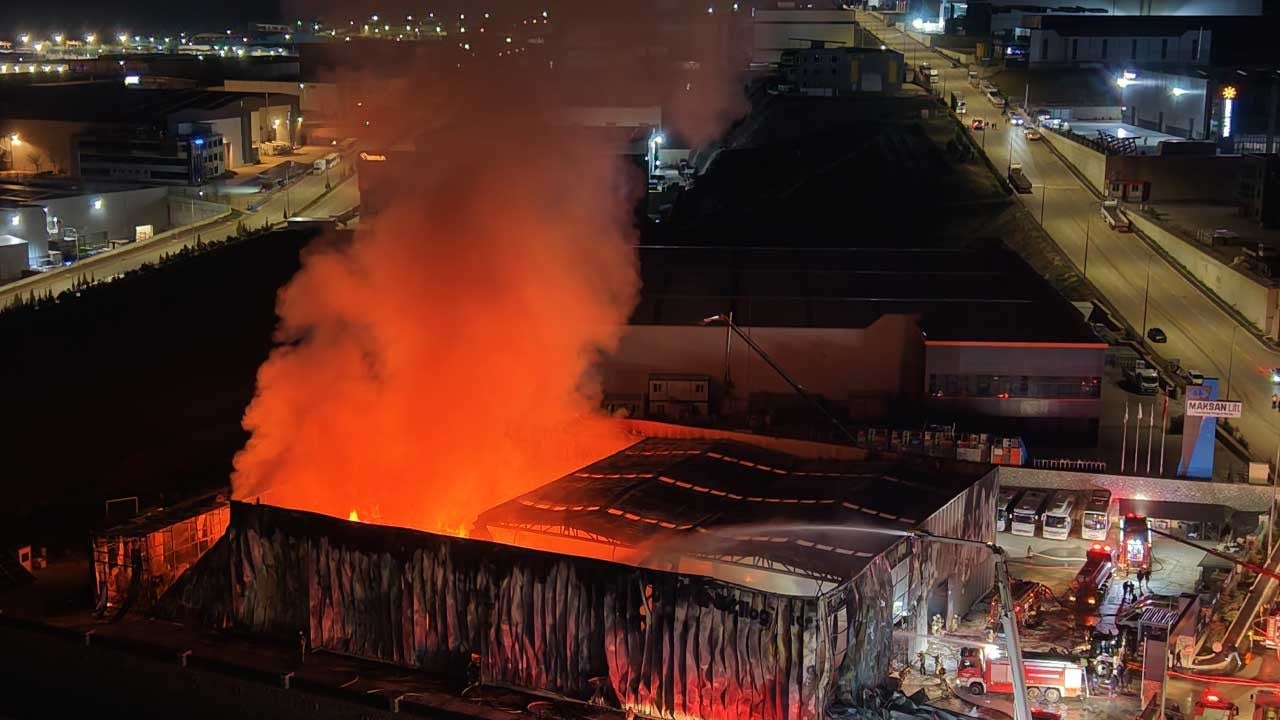 Ankara'da fabrika yangını! 35 kişi tahliye edildi