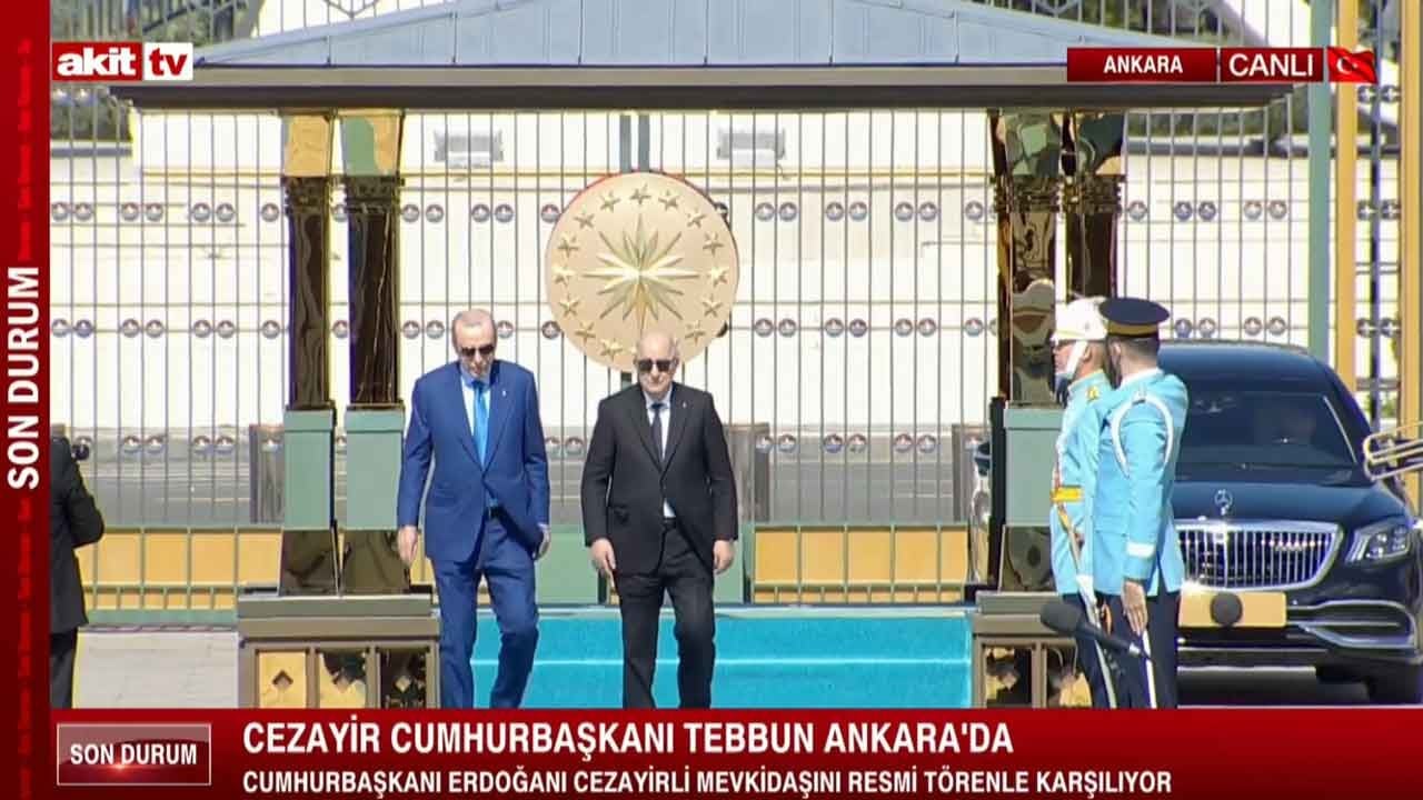 Ankara'da önemli misafir! Erdoğan resmi törenle karşıladı