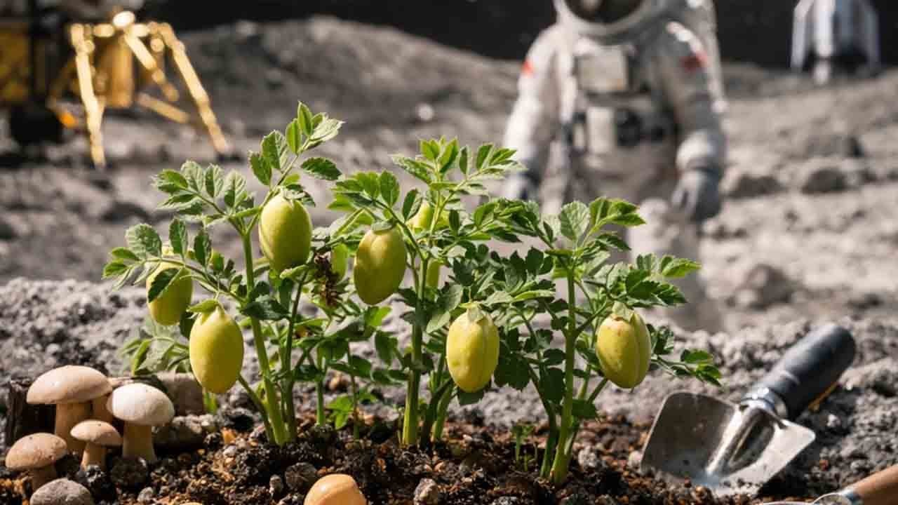 Ay toprağında ilk nohut hasadı: Uzayda gıda üretimi için umut verici adım