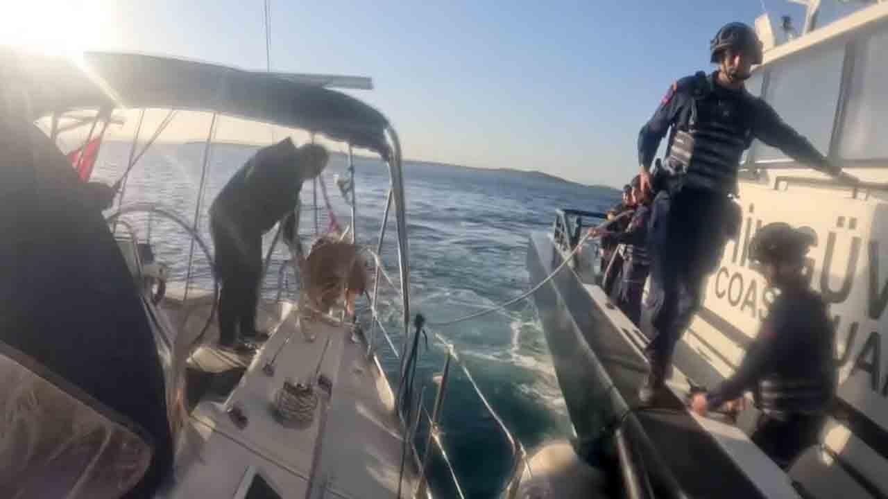 Ayvalık açıklarında 158 kg uyuşturucu ele geçirildi! Uyuşturucu tacirlerine bir darbe daha!