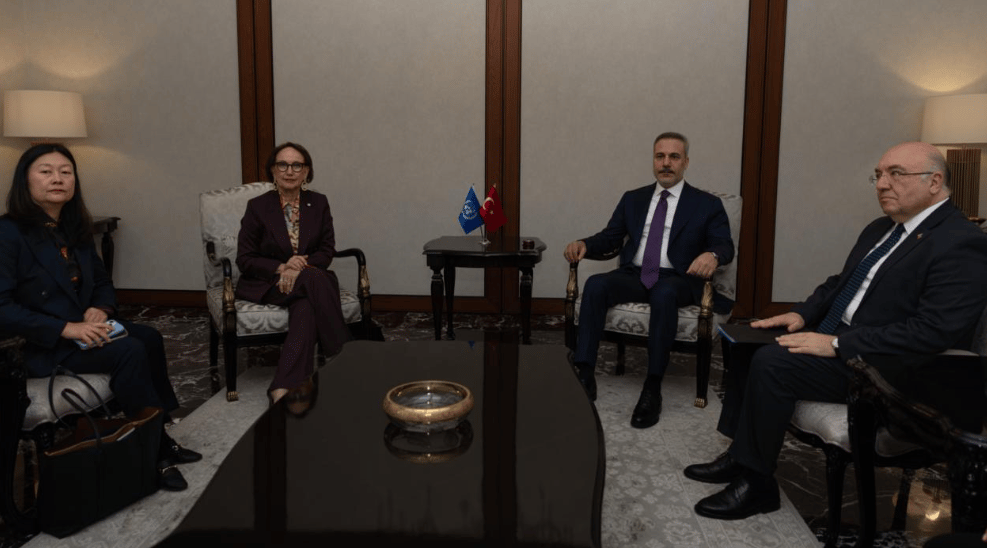 Bakan Fidan, UNCTAD Genel Sekreteri Grynspan'ı kabul etti