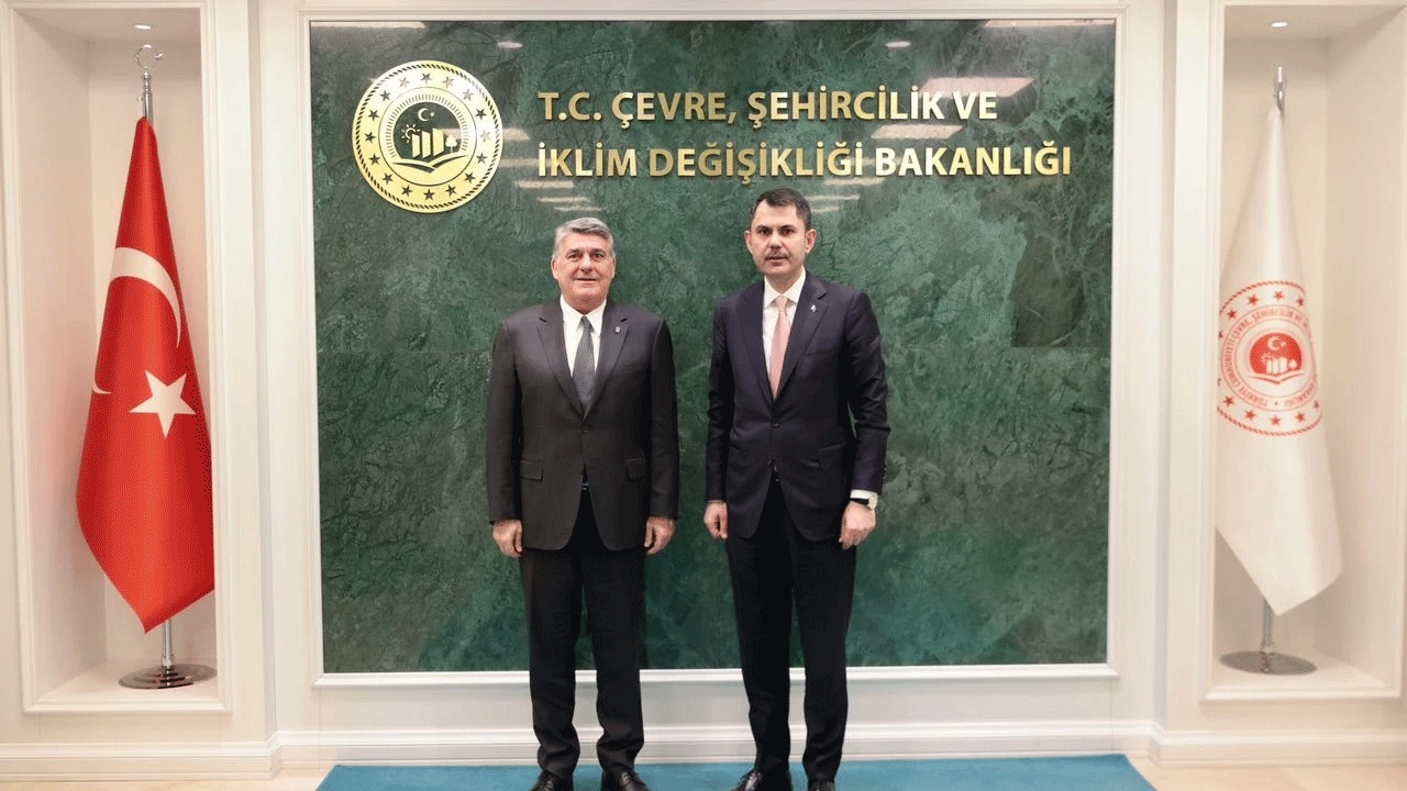 Bakan Murat Kurum Beşiktaş Başkanı Serdal Adalı'yı kabul etti