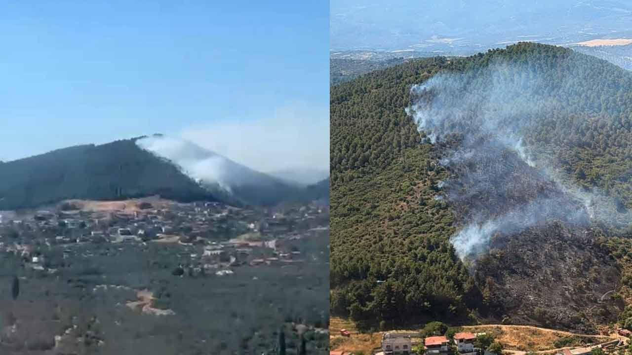 Balıkesir'den kötü haber: Orman yangını başladı