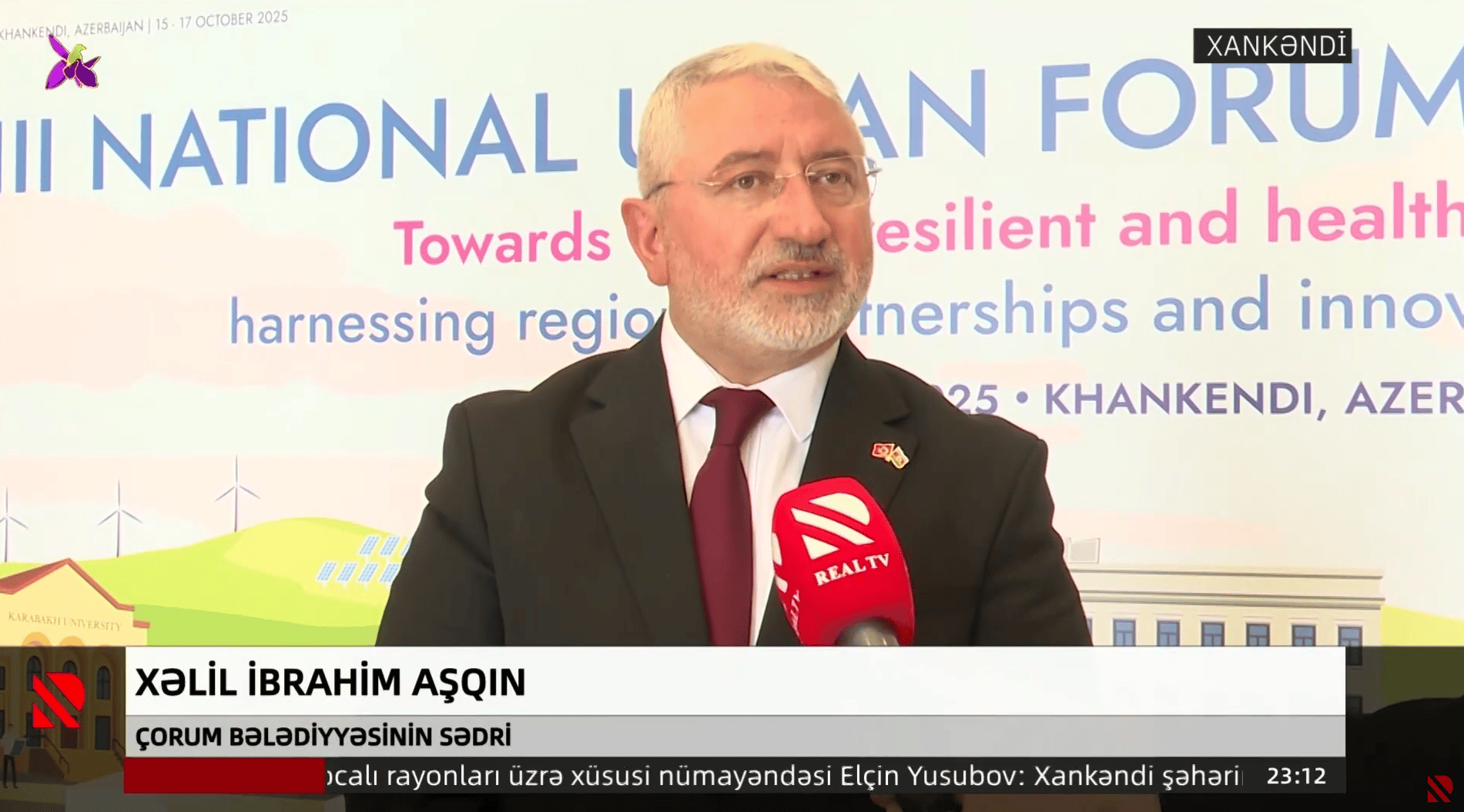 Başkan Aşgın, Azerbaycan’da 3. Ulusal Şehircilik Forumu’na Katıldı