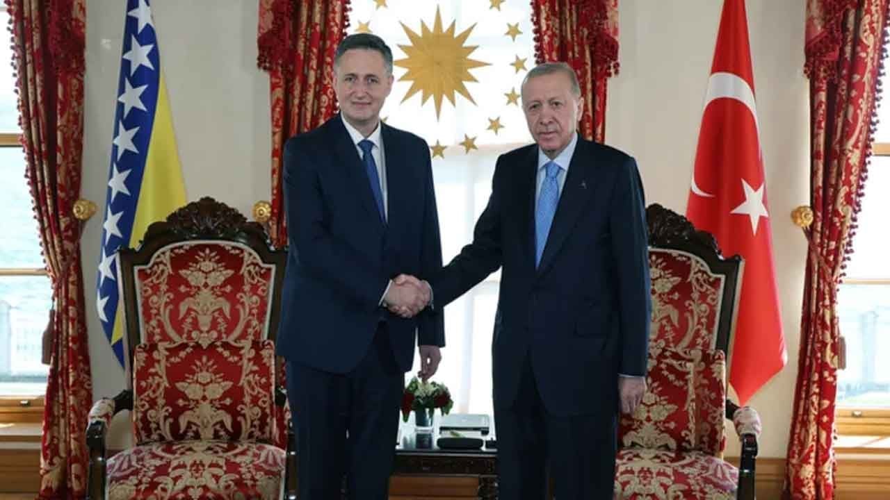 Başkan Erdoğan Beçiroviç'le görüştü