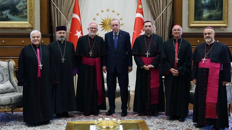 Başkan Erdoğan, Türkiye Katolik Episkoposlar heyetini kabul etti
