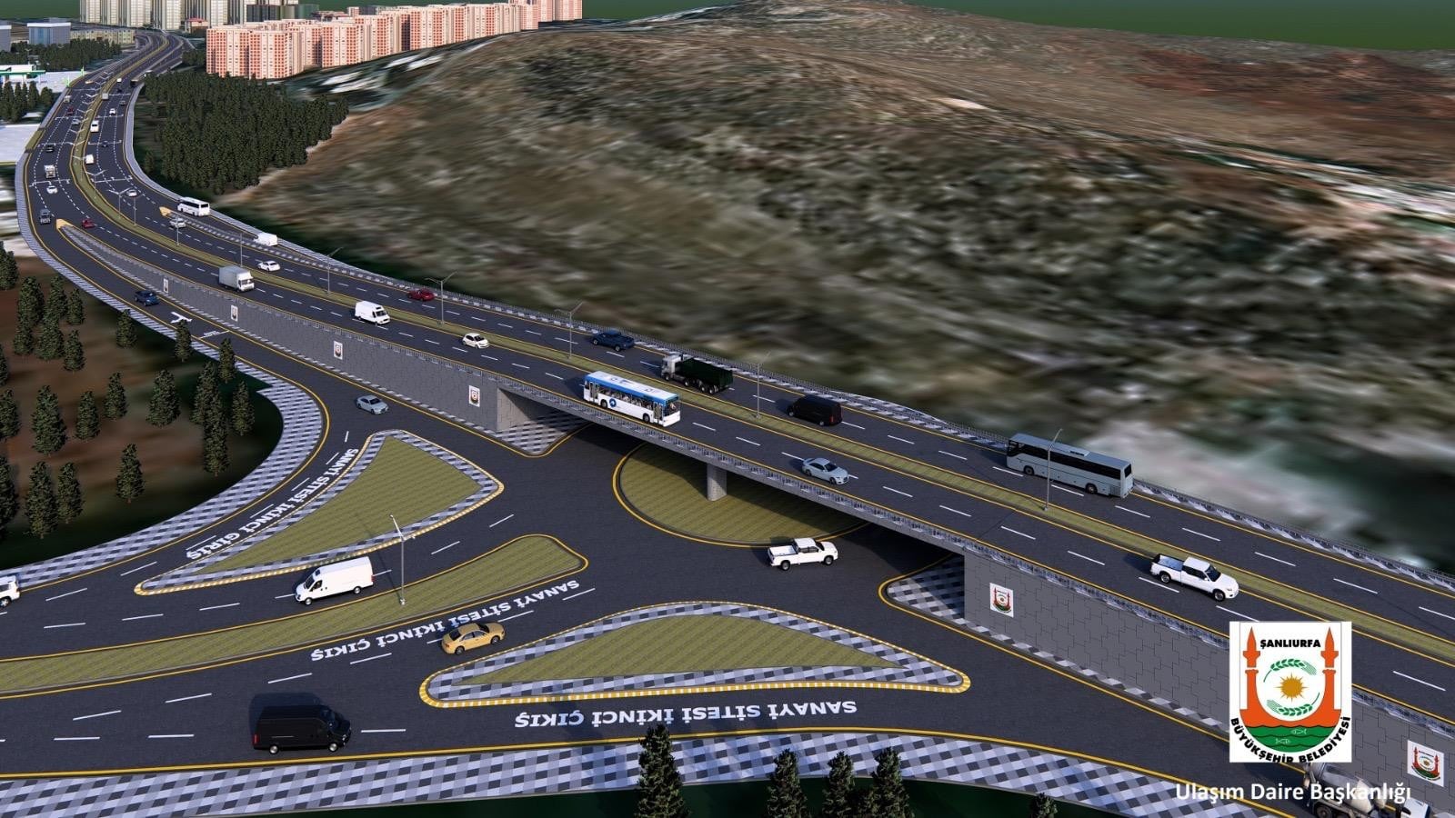 Başkan Gülpınar'dan ulaşımda devrim: Evren Sanayi Sitesinde iki adet katlı köprülü kavşak inşaatı başladı