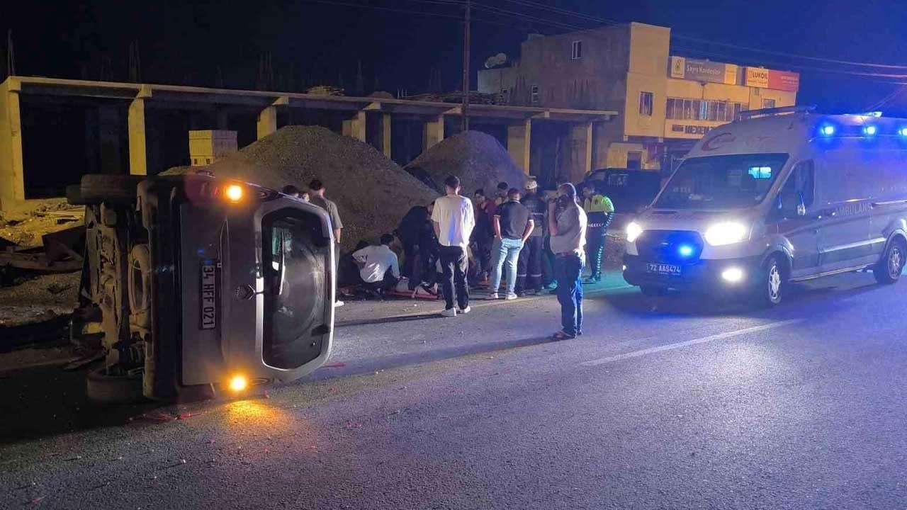 Batman’da düğün dönüşü kaza: 6 yaralı