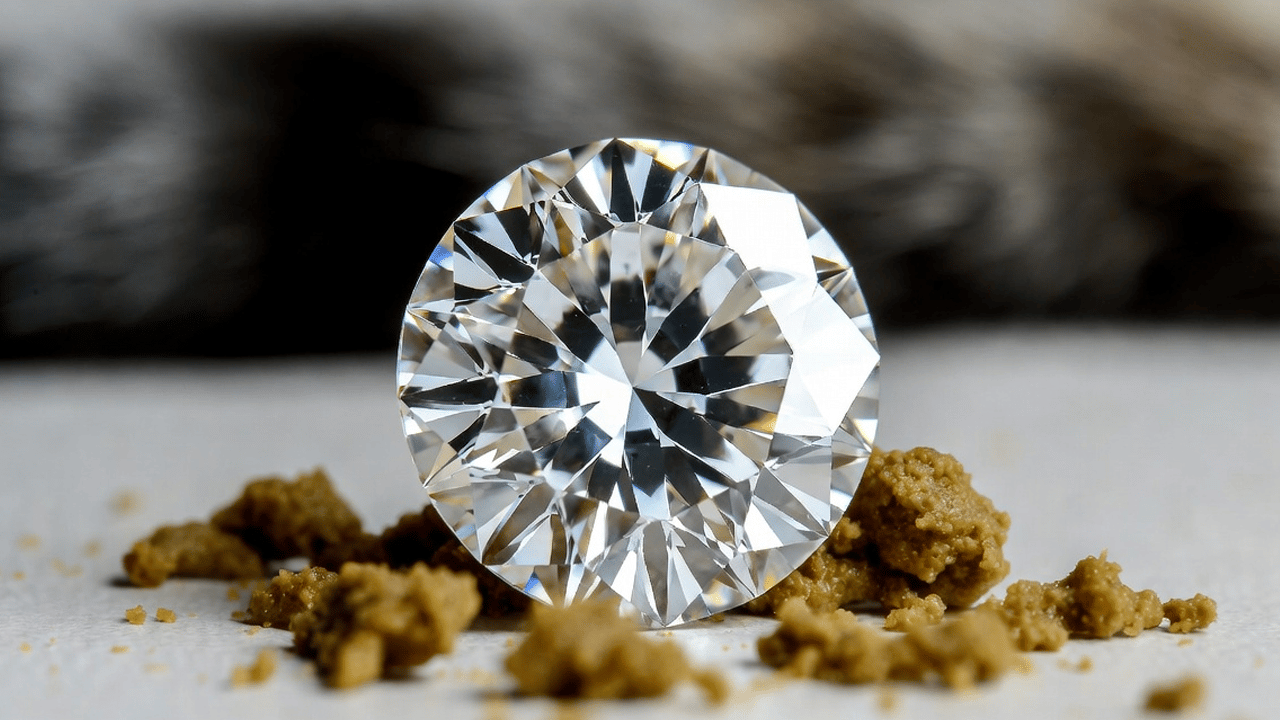 Beslediği kedinin dışkısından pırlanta çıktı!