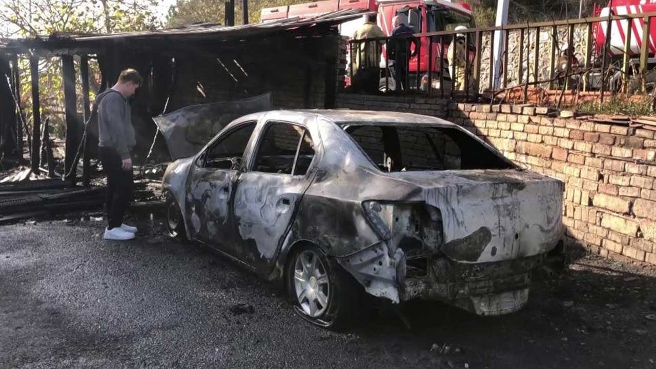 Beykoz'da korkutan yangın