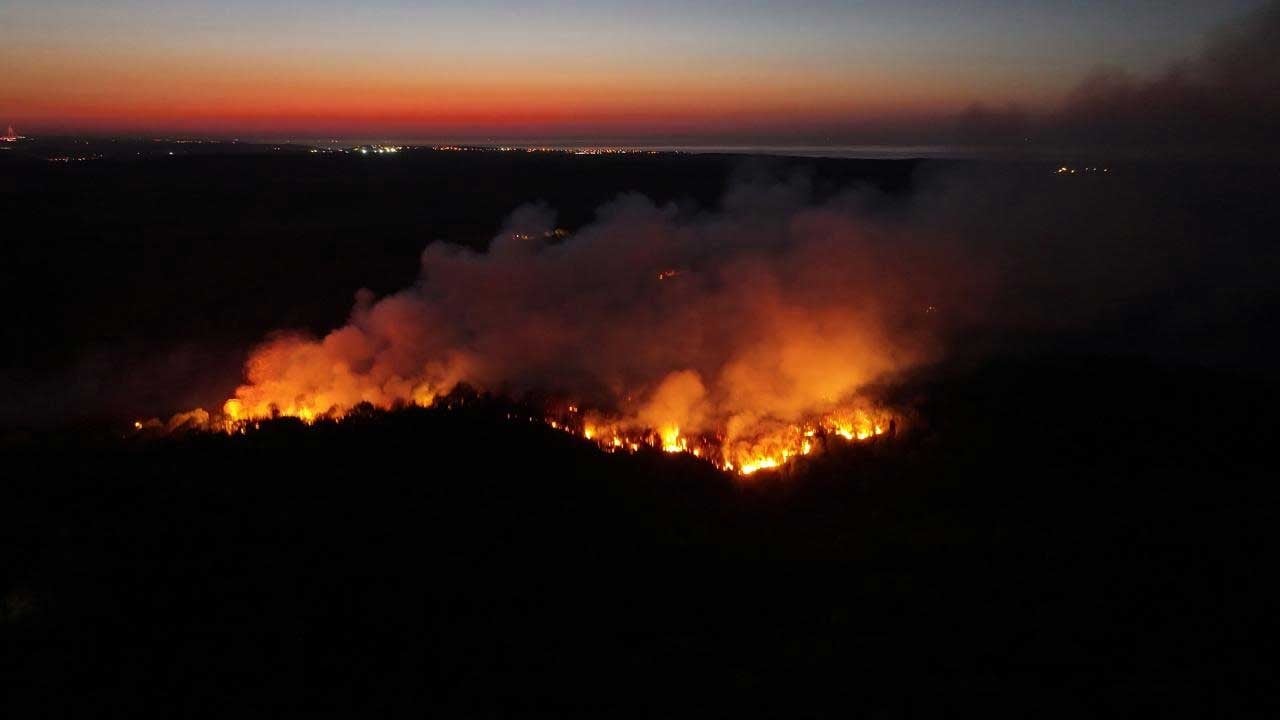 Beykoz’daki orman yangını 9 saat sonra kontrol altına alındı