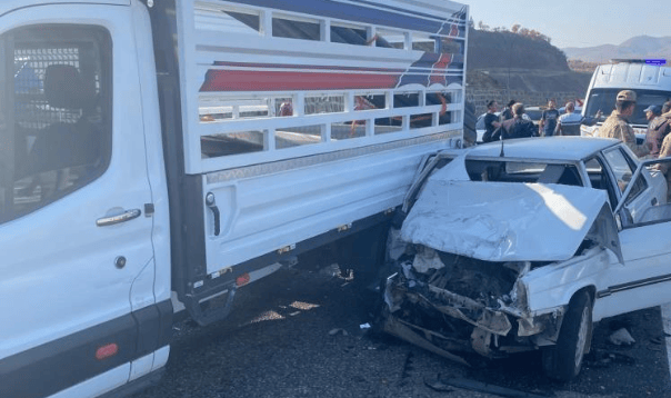 Bingöl Solhan’da trafik kazası! 1 Ölü ve yaralılar var
