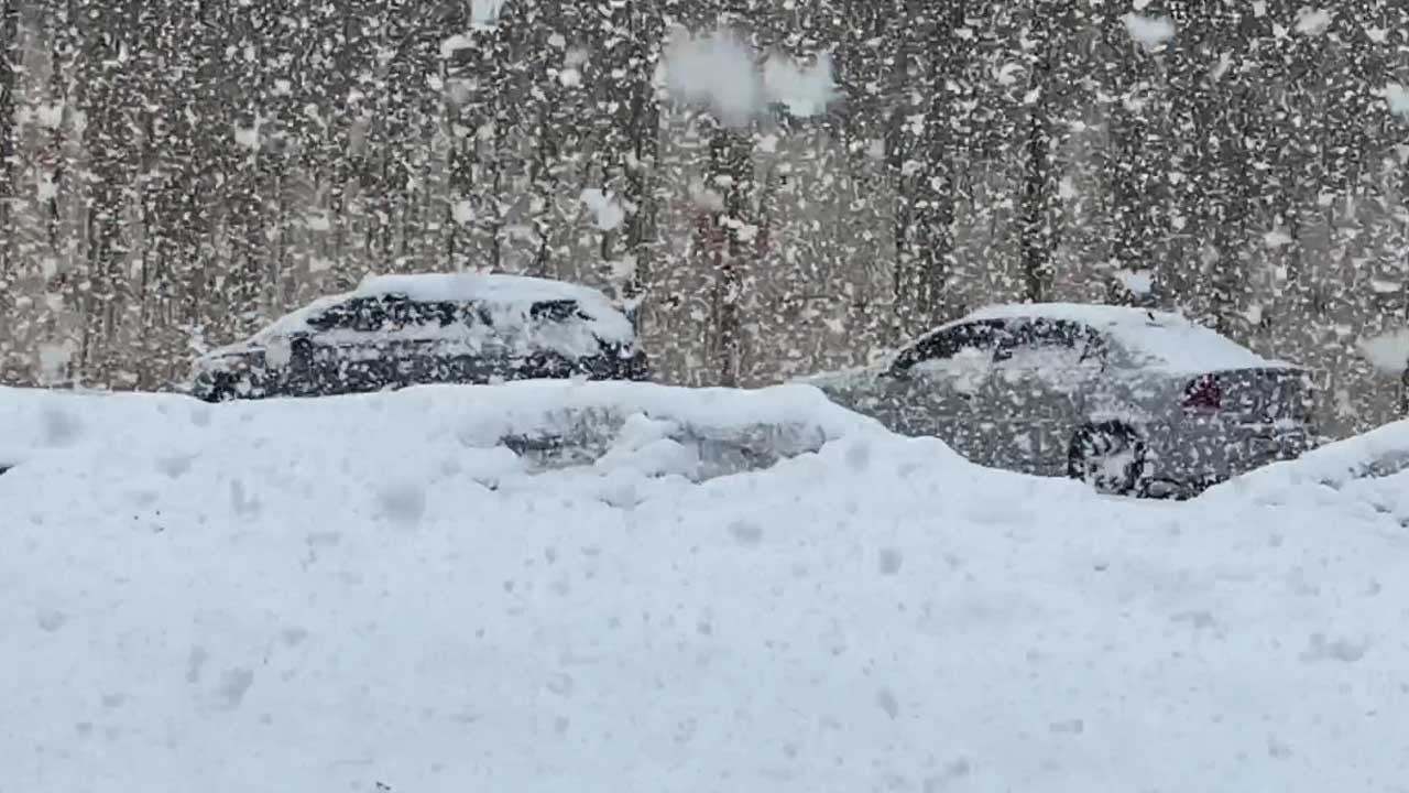 Bir ilimizde eğitime kar engeli!