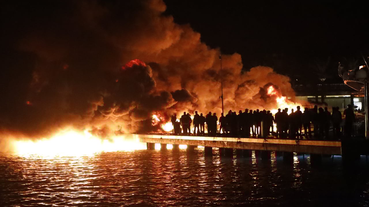 Bodrum'daki dev yangın kontrol altına alındı