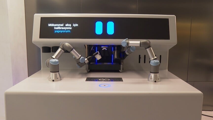 Boğaziçi Teknopark'ta üretiliyor! Türk robotik baristadan teknolojik hamle