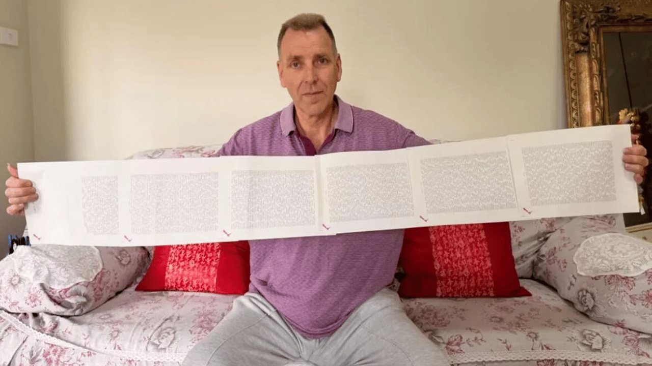 Bu adamın ismini okumak 20 dakika sürüyor: Tam 2 bin 253 kelime…