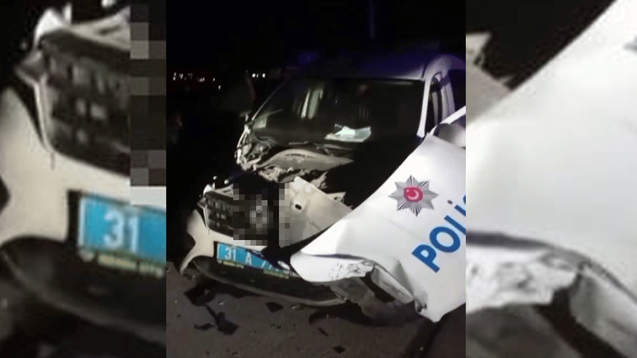 Bu rezalete özgürlük ve yaşam biçimi diyorlar! Kafayı çekti polis aracını biçti