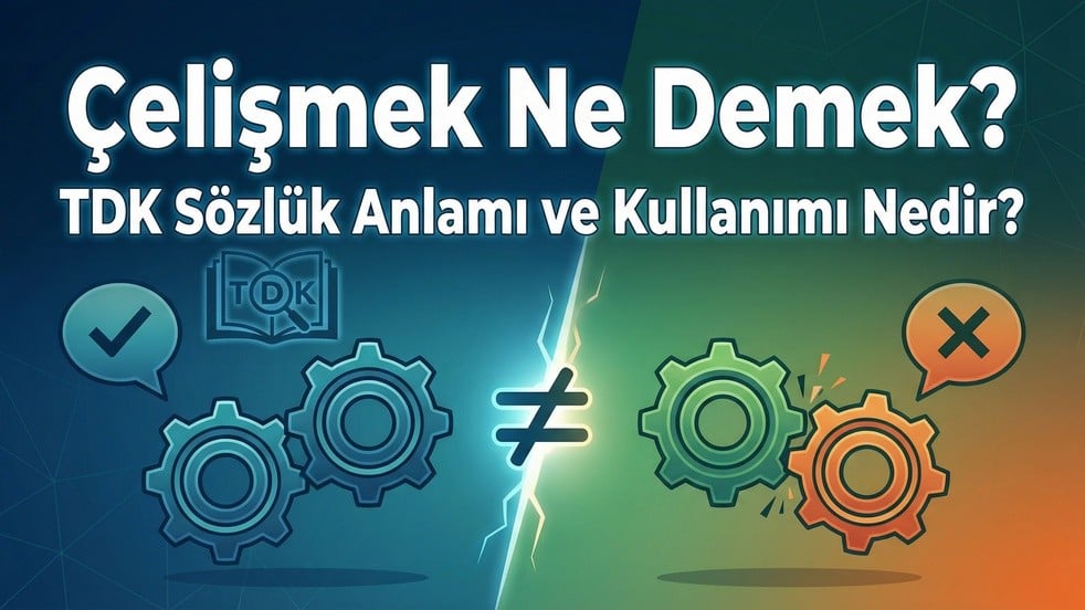 Çelişmek Ne Demek? TDK Sözlük Anlamı ve Kullanımı Nedir?