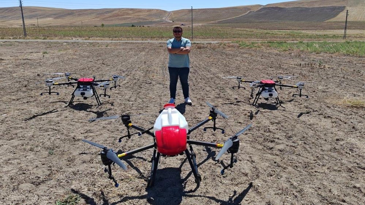 Çiftçinin masrafı azalacak Tarımda İHA bereketi yaşanacak