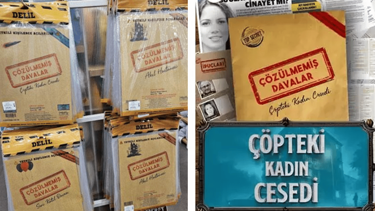 Çocuklar için 'cinayet' temalı oyun!