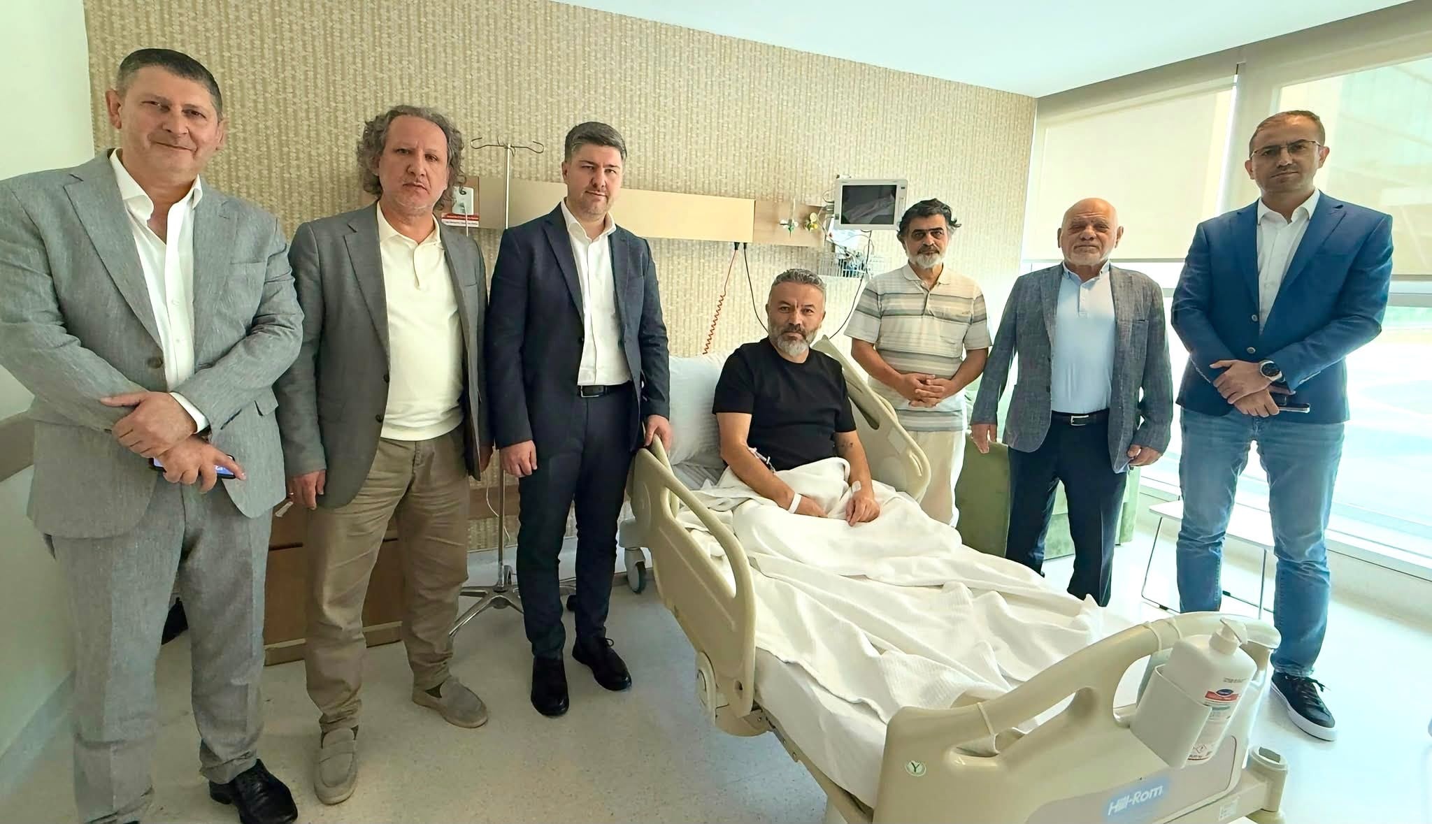 Muharrem Coşkun'a geçmiş olsun ziyareti