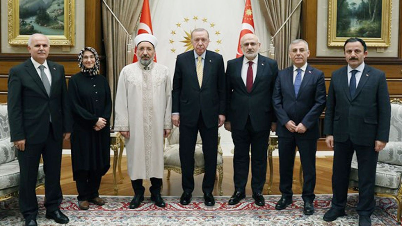 Cumhurbaşkanı Erdoğan Diyanet İşleri Başkanı Arpaguş’u kabul etti