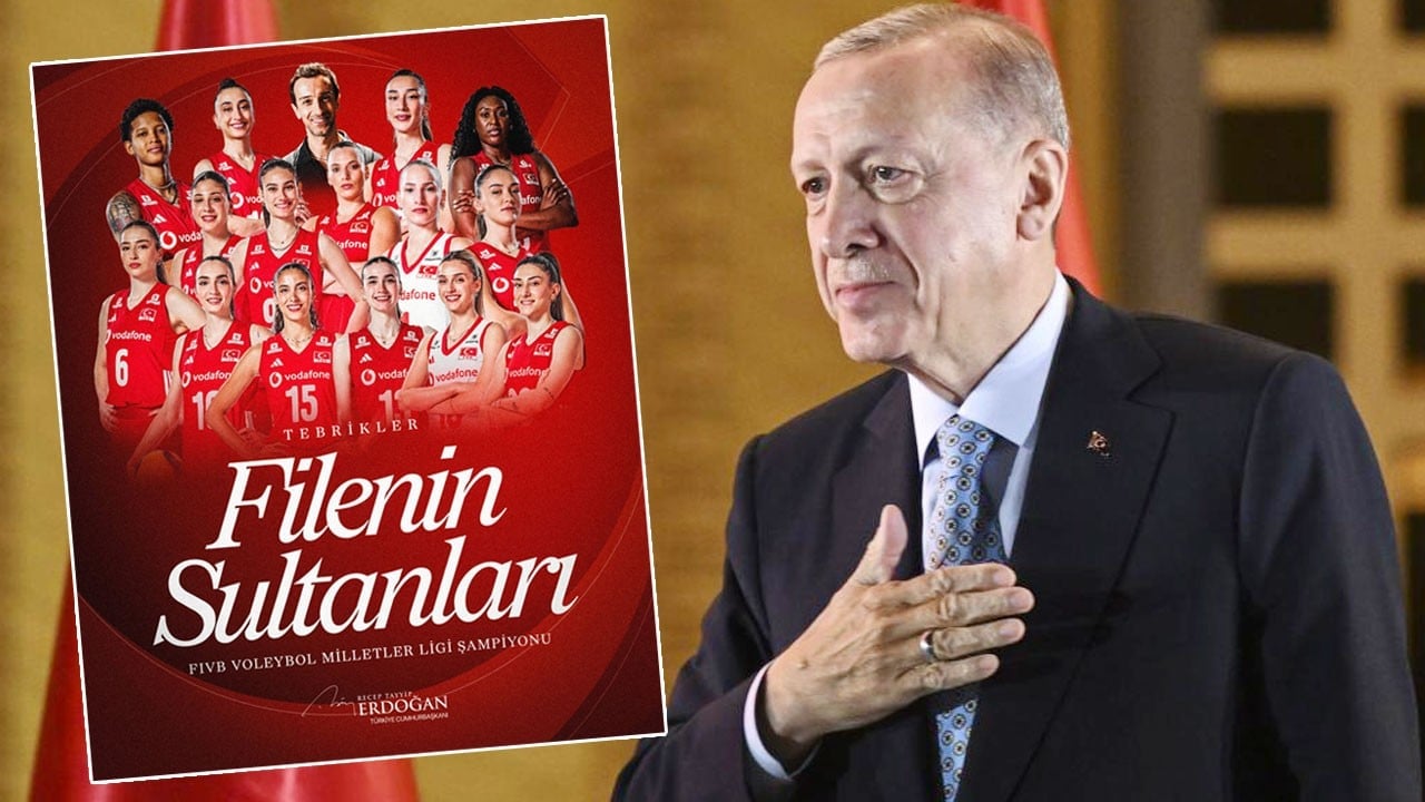  Cumhurbaşkanı Erdoğan’dan 'Filenin Sultanları’na tebrik