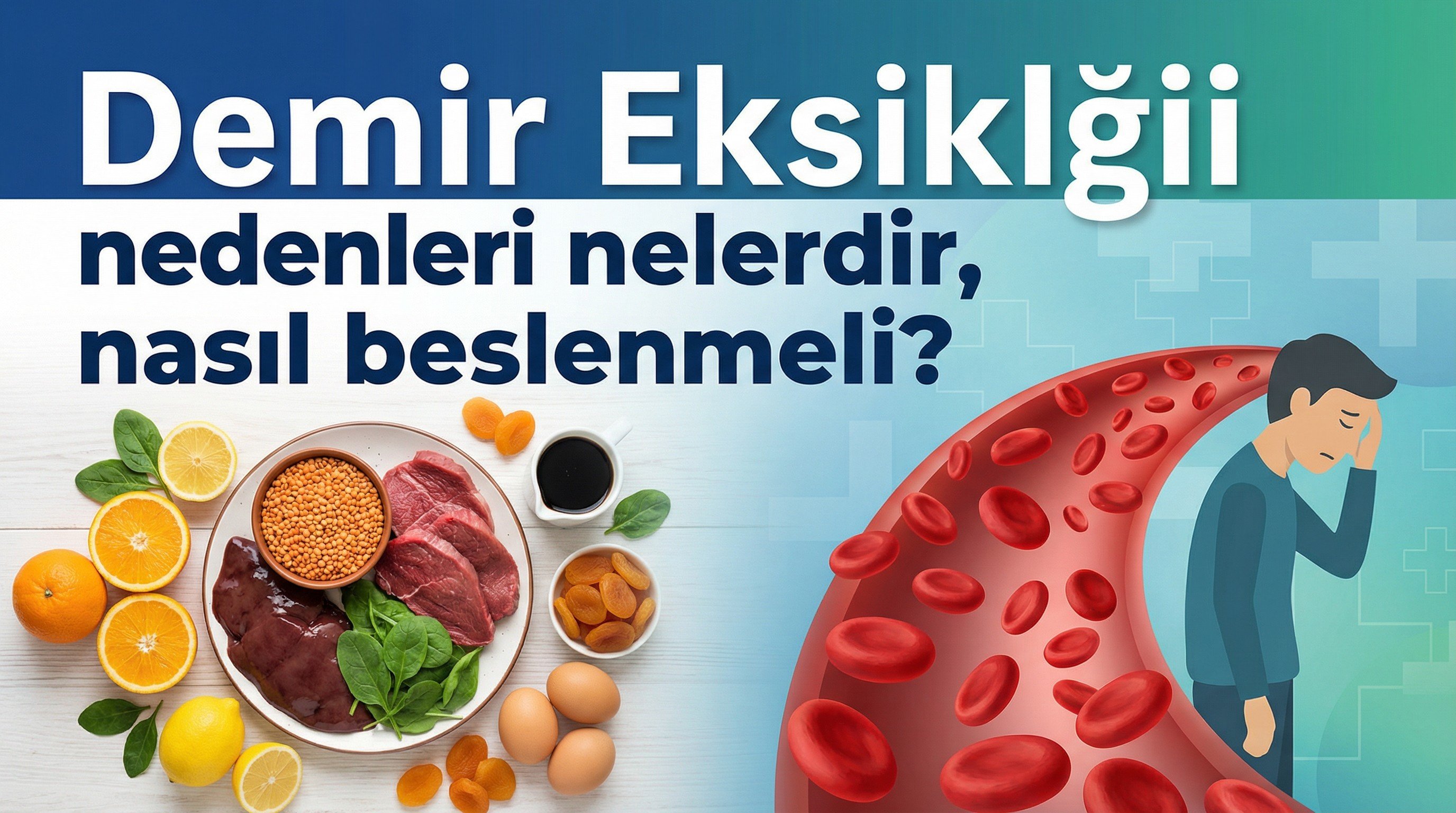 Demir Eksikliği nedenleri nelerdir, nasıl beslenmeli?