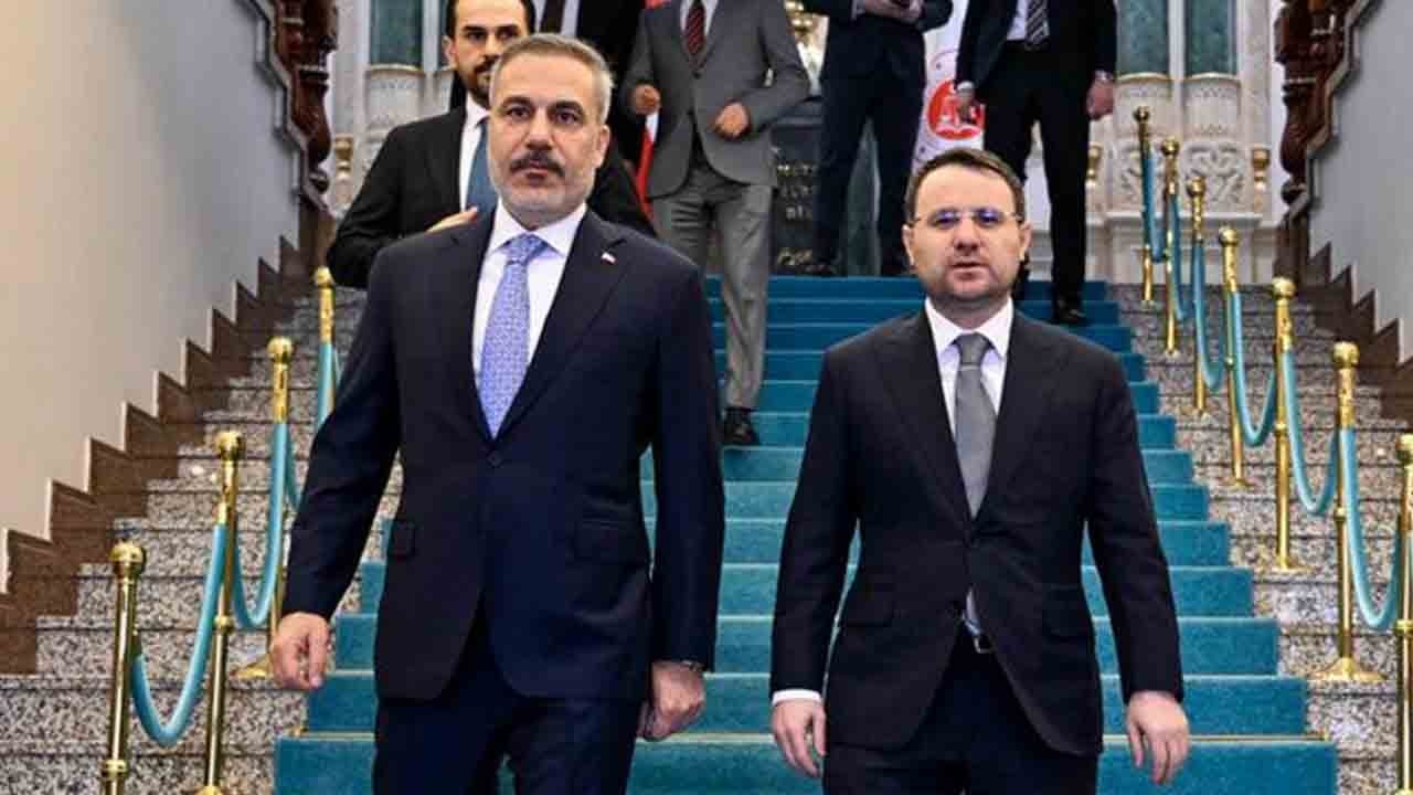 Dışişleri Bakanı Hakan Fidan, Adalet Bakanı Akın Gürlek’i ziyaret etti