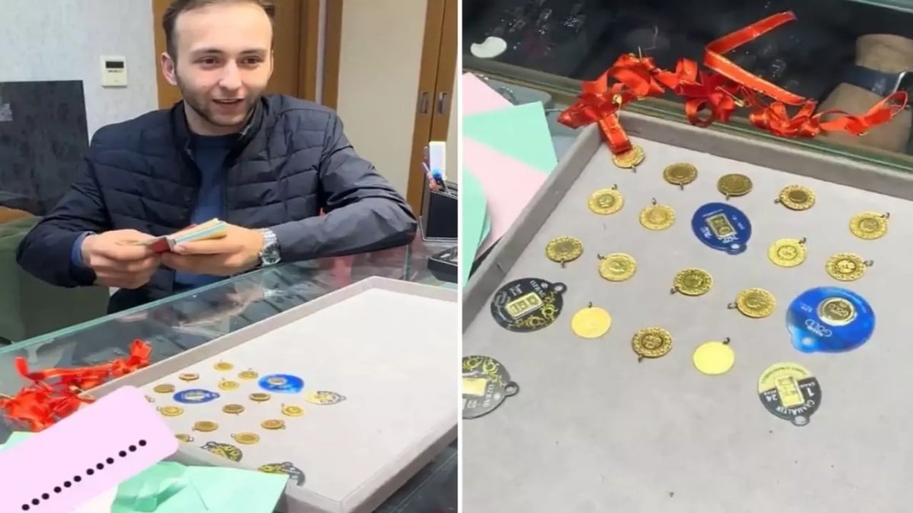 Düğünden sonra altınları çantaya dolduran damat, soluğu kuyumcuda aldı! Sebebine çok ama çok şaşıracaksınız