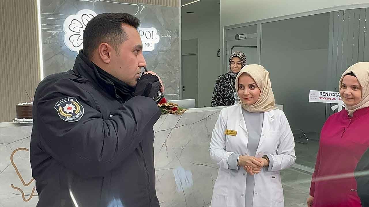 Elazığ'da diş kliniğinde "sahte kavga" operasyonu! Polislerden kahkahaya boğan yanıt: "Al bunu al al!"