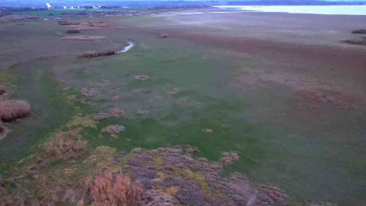 Endişelendiren görüntüler: Burası çöl değil Büyükçekmece Gölü