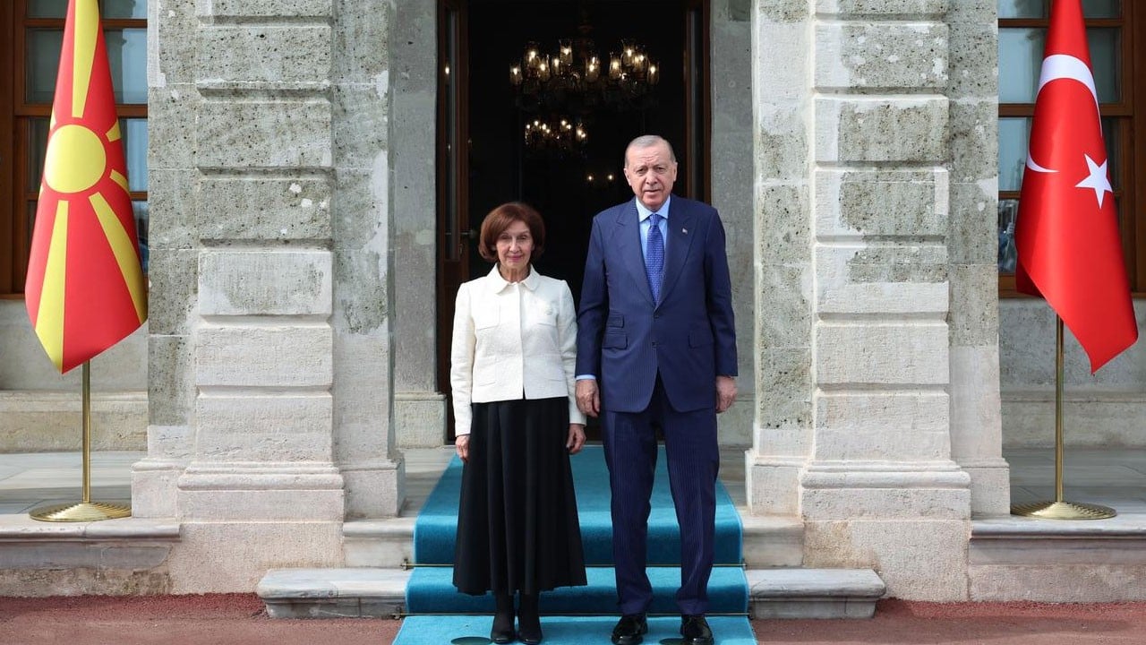 Erdoğan Makedonyalı mevkidaşı ile görüştü