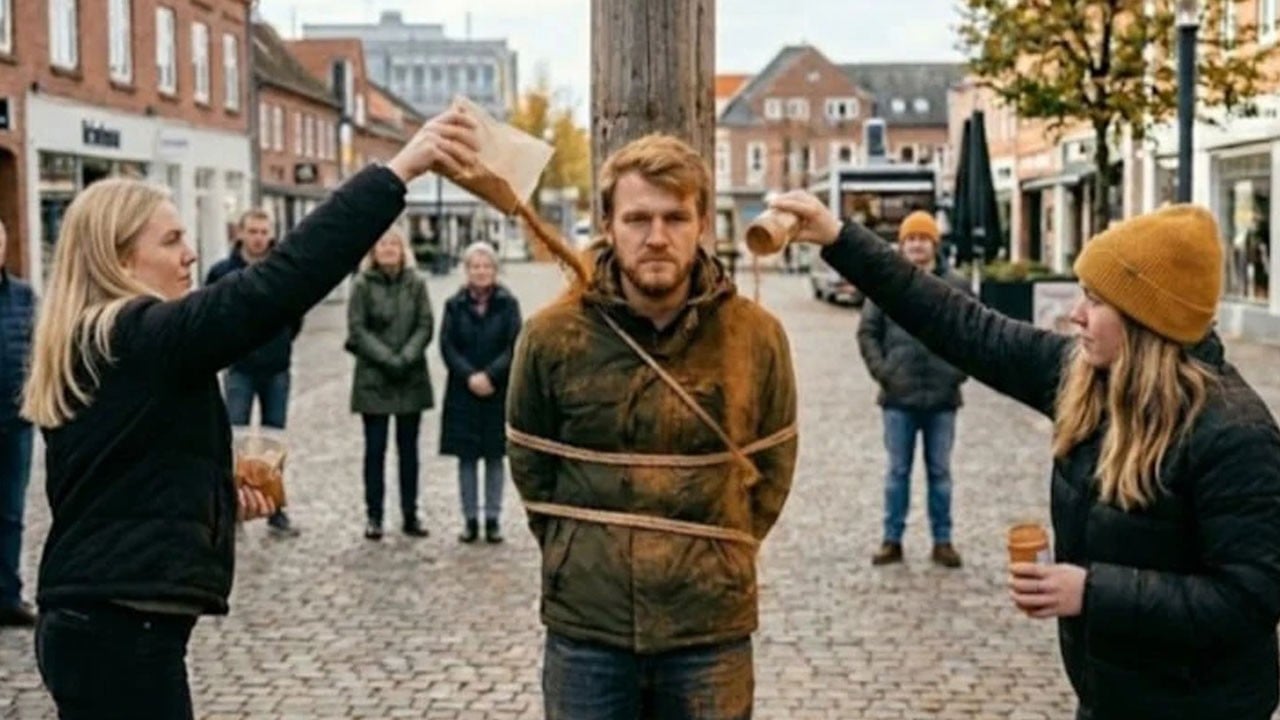 Evlenmeyen gençleri direğe bağlayıp üzerlerine tarçın döküyorlar!