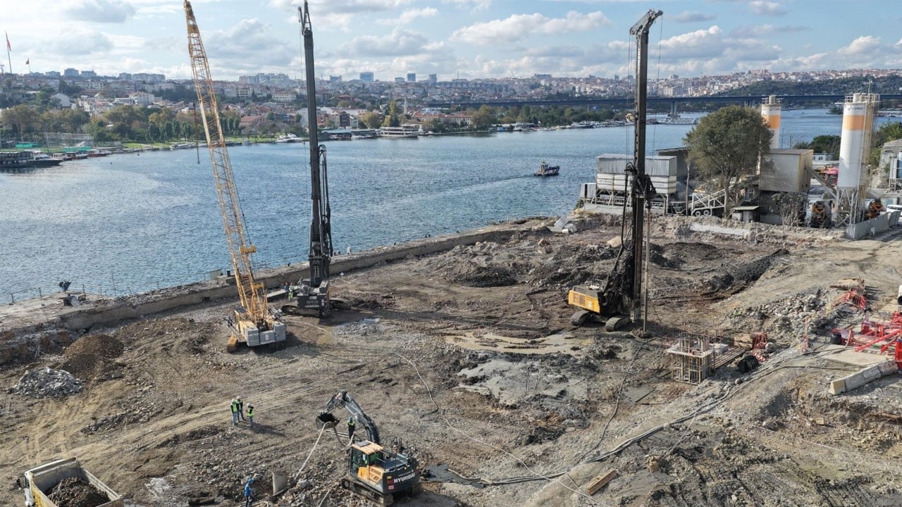 Fatih’in emanetine modern mühendislik desteği! Tersane İstanbul’un zeminini güçlendiriyor