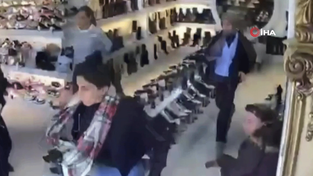 Hatay'daki depremden kaçış görüntülendi!