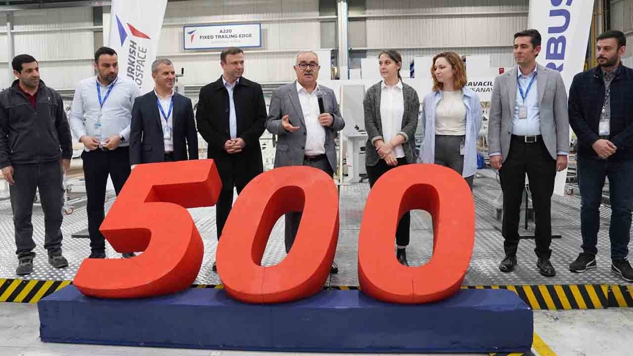 Havacılıkta tarih yazılıyor: TUSAŞ’tan 500’üncü gurur