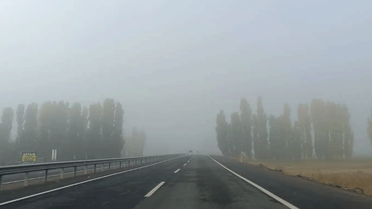 Havalimanı çevresinde görüş mesafesini düştü