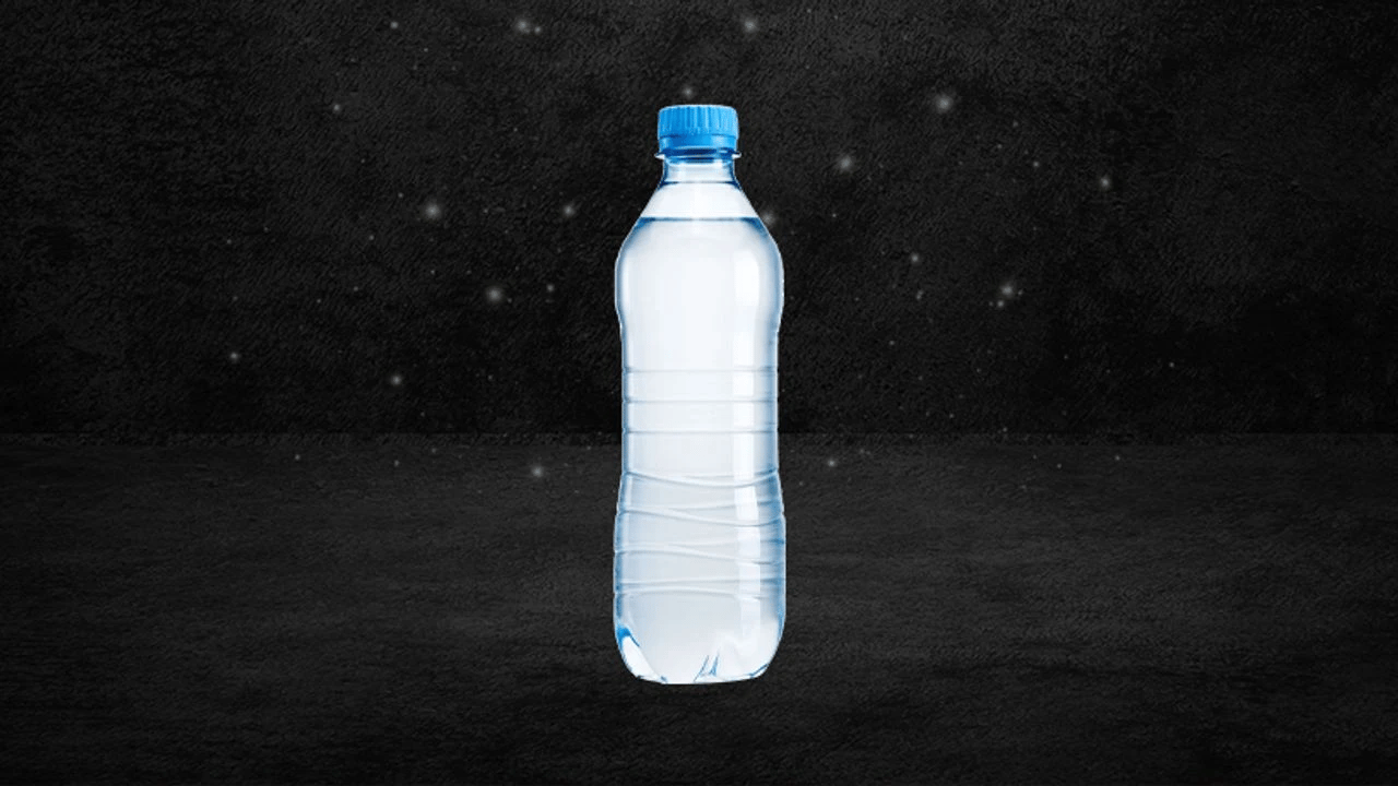 Hazır suda cam parçaları çıktı