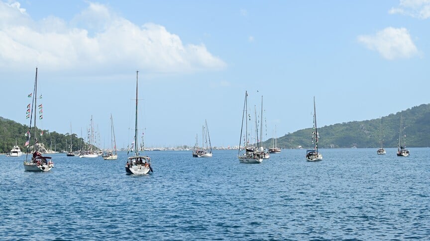 Hedef Gazze! Küresel Sumud Filosu, Rodos Adası'nın doğusunda ilerliyor