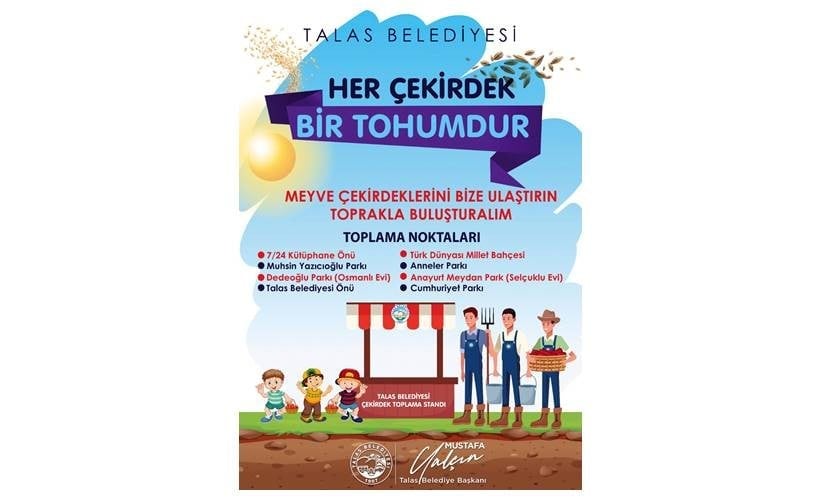 Her çekirdek bir tohum her tohum geleceğe bir nefes