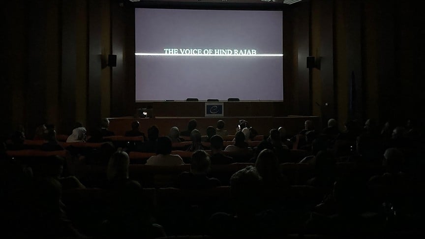 "Hind Receb'in Sesi" Avrupa Konseyinde yankılandı