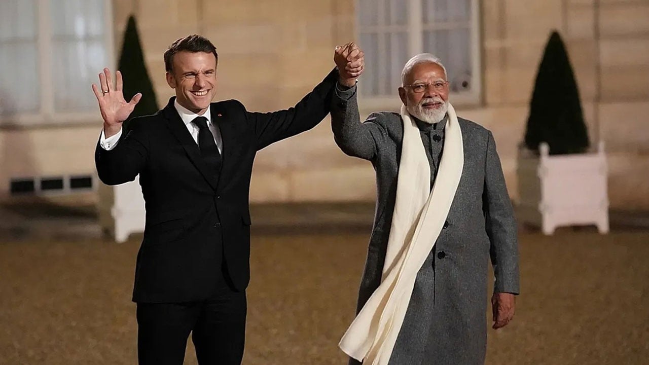 Hindistan ile Fransa ilişkilerinde yeni dönem! Modi ve Macron’dan ortak adım