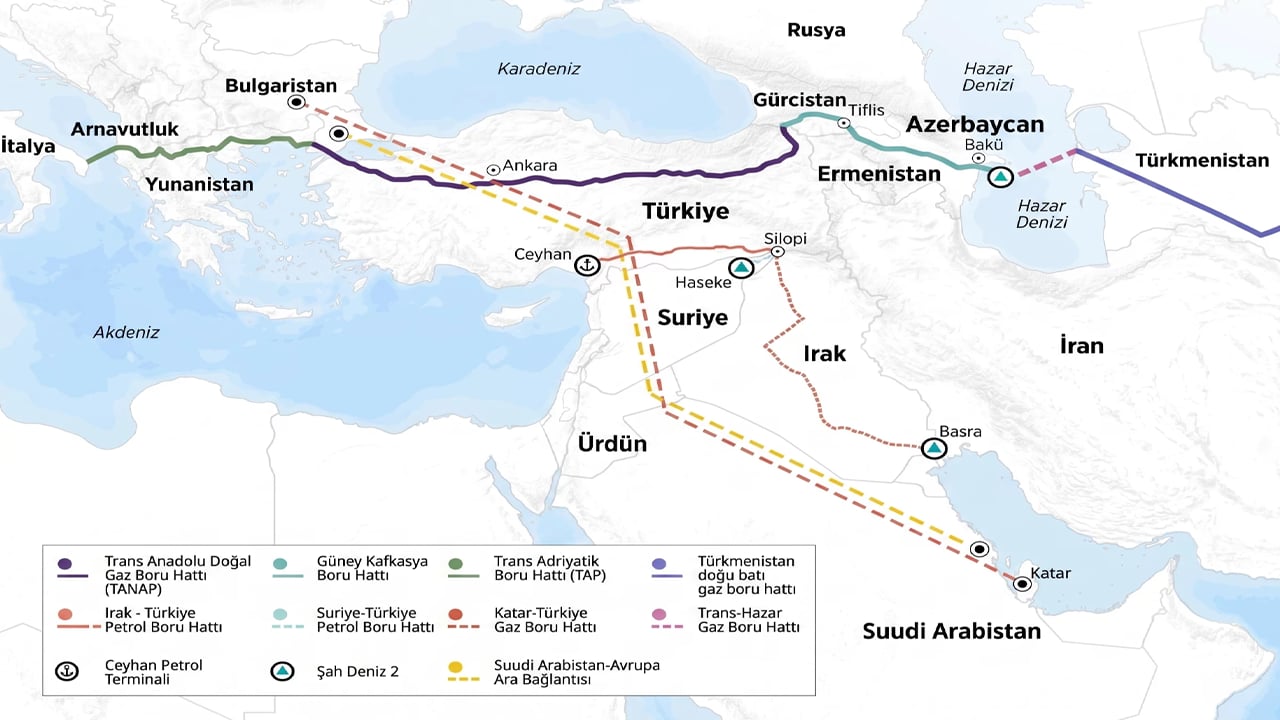Hürmüz krizi Türkiye merkezli yeni enerji koridorlarını gündeme getiriyor!