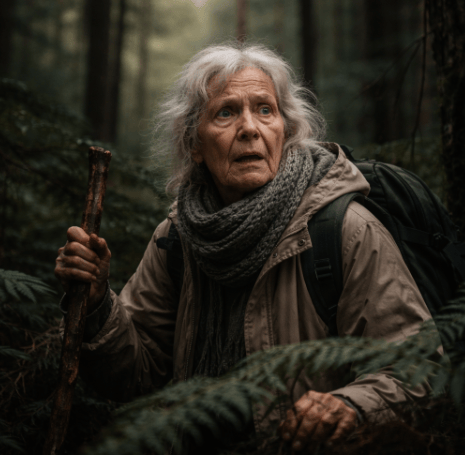 İçinden gelen sese kulak verdi, kayıp yaşlı kadını ormanda buldu