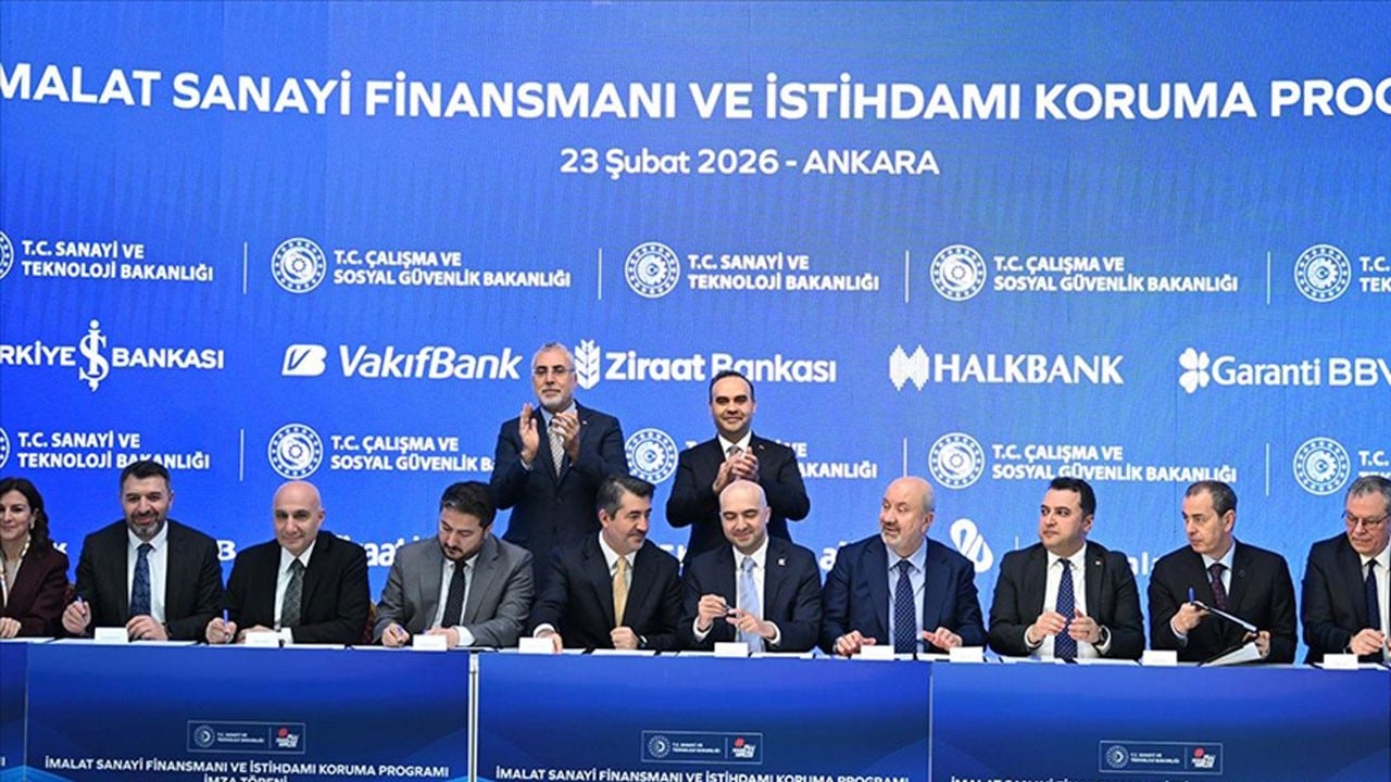 İmalat sanayine yeni destek paketi! İmzalar atıldı