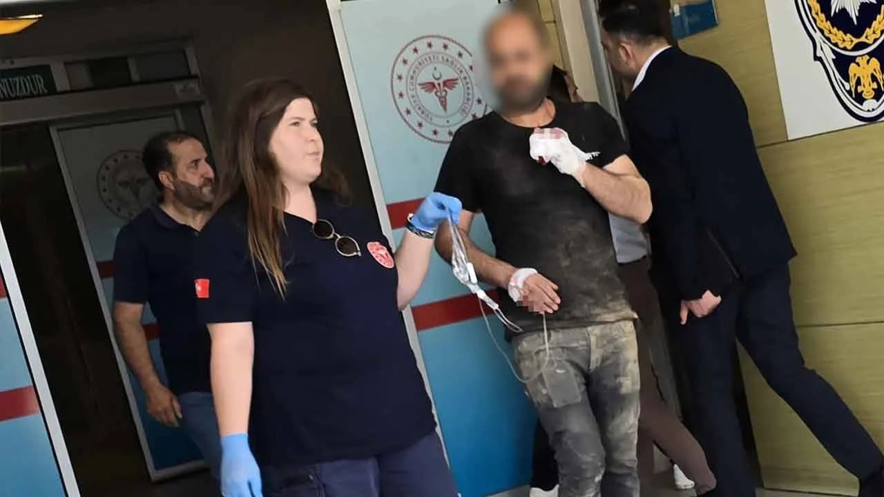 İnegöl'de mobilya imalathanesinde feci kaza! Testereye elini kaptıran işçinin parmağı koptu