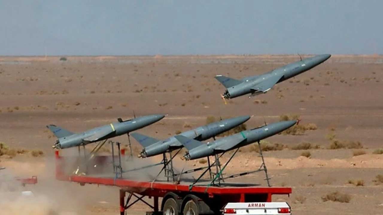 Irak’ta İHA'nın isabet ettiği bölgede büyük bir yangın çıktı